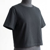 Cotton Stretch Jersey Knit Fabric, 160 gsm, 170 cm — Black