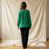 Washed Modal Polyester Jersey Knit Fabric, 180 gsm, 165 cm — Green