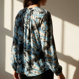 Black Abstract Jersey Knit, Polyester, 130 gsm