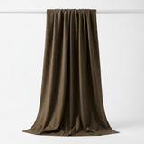 Striped Polyester Viscose Stretch Jersey Knit Fabric, 190 gsm, 175 cm — Brown