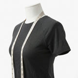 100% Polyester Jersey Knit Fabric, 156 gsm, 175 cm — Black