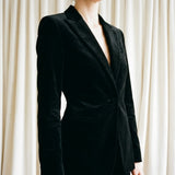Black Plush Velvet, Polyester