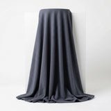 Brushed Cotton Polyester French Terry Fabric, 280 gsm, 170 cm — Navy, ref EF-276283