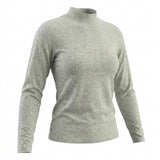 Light Grey Marl Jersey Knit, Poly-Cotton, 210 gsm