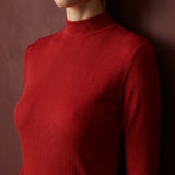 Viscose Stretch Jersey Knit Fabric, 185 gsm, 178 cm — Red