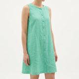 Light Green Marl Woven, Linen-Tencel Lyocell