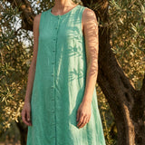Light Green Marl Woven, Linen-Tencel Lyocell