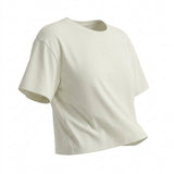 Cotton Modal Stretch Jersey Knit Fabric, 200 gsm, 175 cm — White