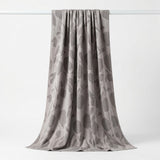 Dark Grey Birds Jersey Knit, Polyester