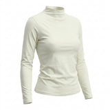 Cotton Stretch Jersey Knit Fabric, 250 gsm, 160 cm — White