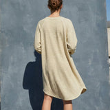 Cream Horizontal-Stripe Bouclé, Poly-Cotton, 218 gsm