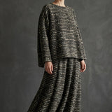 Black Marl Bouclé, Polyester, 246 gsm
