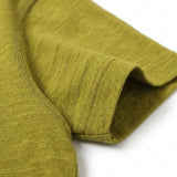Heathered Olive Marl Jersey Knit, Cotton, 200 gsm
