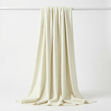Slub Cotton Polyester Stretch French Terry Fabric, 280 gsm, 157 cm — Khaki