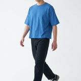 Blue Marl Jersey Knit, Cotton, 152 gsm
