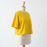100% Cotton Jersey Knit Fabric, 127 gsm, 158 cm — Yellow