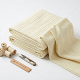 Polyester Viscose Stretch Rib Knit Fabric, 432 gsm, 150 cm — Yellow