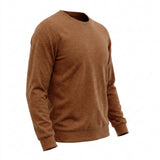 Brown Marl French Terry, Poly-Viscose, 245 gsm