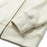 Cream Marl French Terry, Cotton-Poly