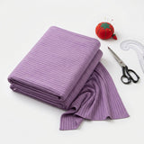 Viscose Stretch Rib Knit Fabric, 360 gsm, 120 cm — Purple
