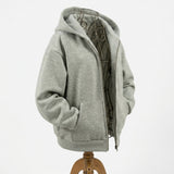 Light Grey Marl French Terry, Cotton-Poly, 305 gsm, 150 cm