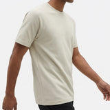 Cotton Polyester Piqué Knit Fabric, 200 gsm, 193 cm — Beige