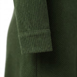 100% Polyester Corduroy Fabric, 275 gsm, 157 cm — Green