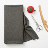 Heathered Grey Marl Jersey Knit, Viscose-Poly, 190 gsm