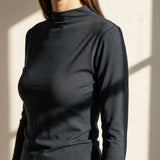 Viscose Stretch Jersey Knit Fabric, 240 gsm, 130 cm — Navy