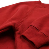 Cotton Polyester French Terry Fabric, 280 gsm, 150 cm — Red