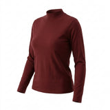 Dark Red Marl Jersey Knit, Cotton, 201 gsm