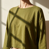 100% Cotton Jersey Knit Fabric, 126 gsm, 160 cm — Green