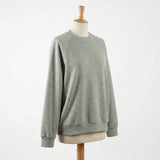 Grey Marl Rib Knit, Poly-Viscose, 335 gsm