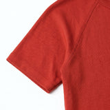 Viscose Stretch Rib Knit Fabric, 185 gsm, 180 cm — Red