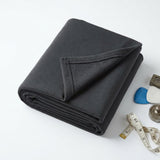 Brushed 100% Cotton French Terry Fabric, 535 gsm, 194 cm — Grey