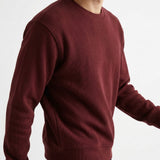 Burgundy Rib Knit, Polyester