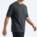 Cotton Stretch Jersey Knit Fabric, 200 gsm, 155 cm — Grey