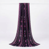 Pink Floral Crepe, Viscose