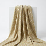 White Vertical-Stripe Jacquard, Poly-Viscose