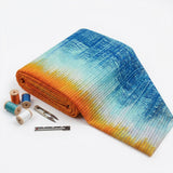 Orange Gradient Mesh, Polyester
