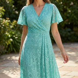 Mint Openwork Jacquard, Polyester