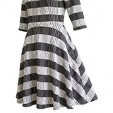Black Stripes Jacquard, Acrylic-Poly