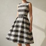 Black Stripes Jacquard, Acrylic-Poly
