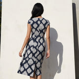White Damask Jacquard, Poly-Viscose