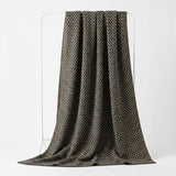 Off-White Geometric-Triangle Jacquard, Polyester