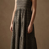 Off-White Geometric-Triangle Jacquard, Polyester