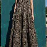 Black Abstract Jacquard, Polyester, 280 gsm, 172 cm, ref EF-5299