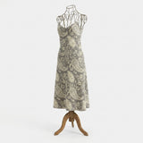 Cream Floral Jacquard, Acrylic-Poly