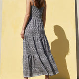 Black Geometric-Chevron Jacquard, Metallic