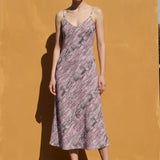 Purple Floral Jacquard, Poly-Cotton, 220 gsm, 160 cm